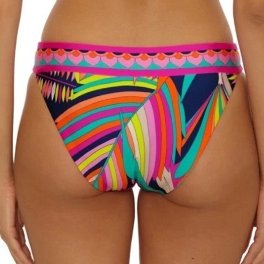Trina Turk Paralia Reversible‎ Hipster Bikini Bottom Women's Size 8